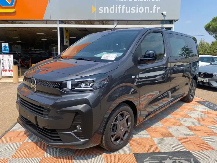 Citroën JUMPY DOUBLE CABINE 2.2 BlueHDi 180 EAT8 M PACK LOOK et CITY LEDS Caméra 2 Ptes Lat.